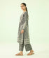 Women's Winter Unstitched Light Khaddar Grey 2 Piece Suit